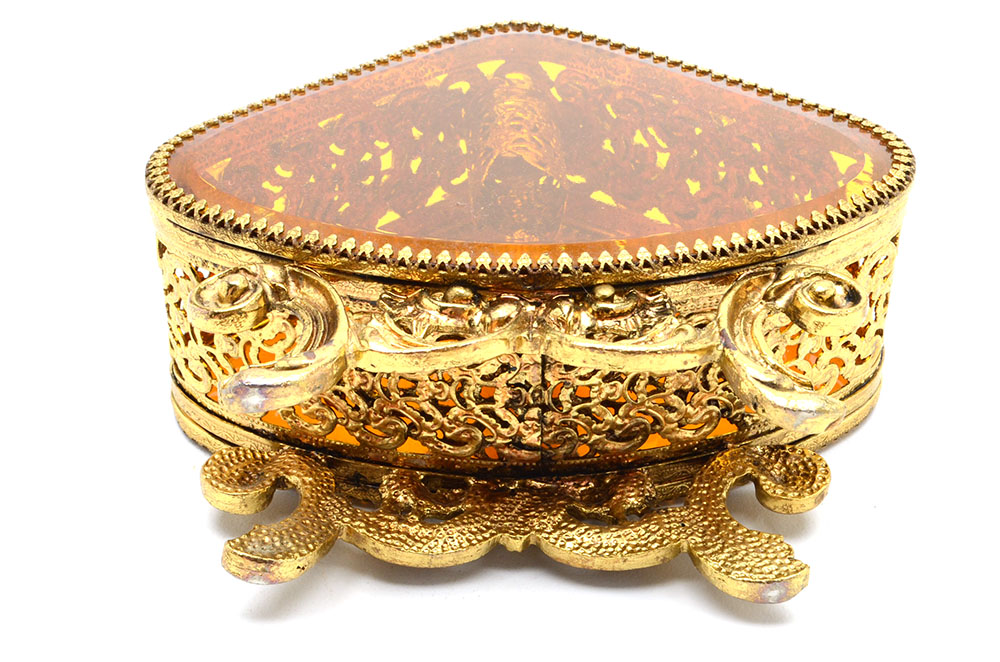 Vintage Hollywood Regency Style Perfume Bottle Holder