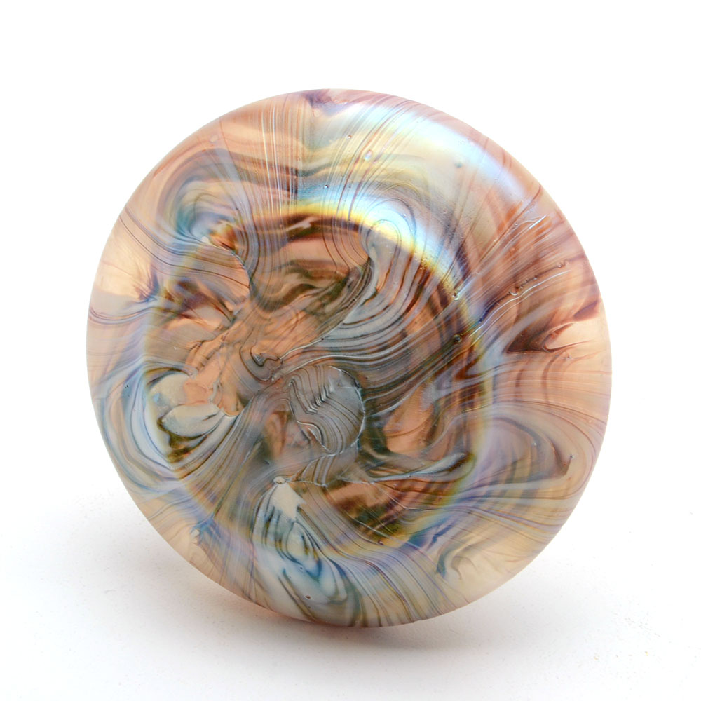 Pink Blown Art Glass Vase