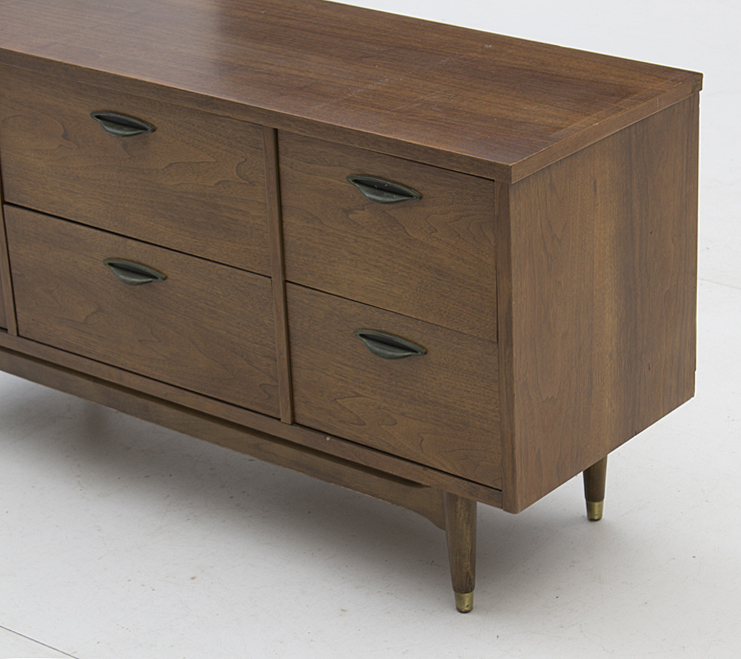 Mid Century Modern Walnut Credenza