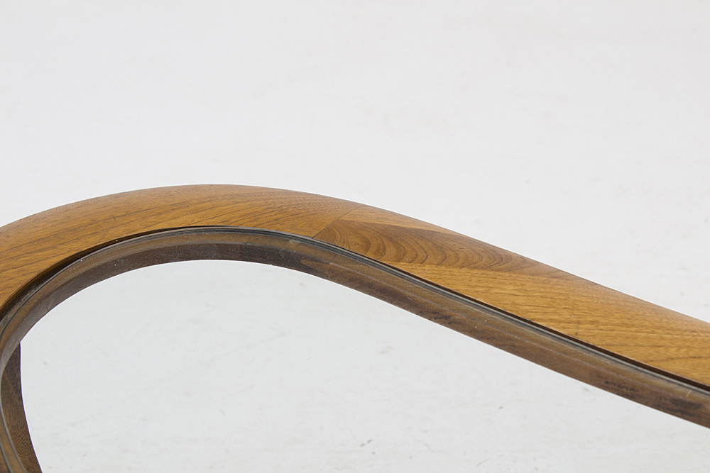 Mid Century Modern Glass Top Coffee Table