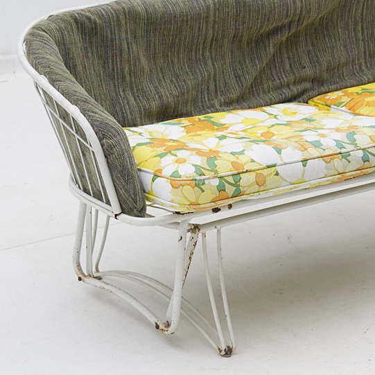 Vintage Outdoor Glider Bench