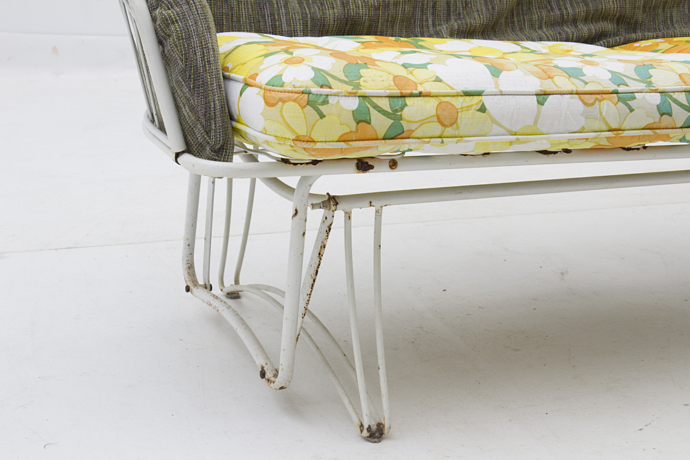 Vintage Outdoor Glider Bench