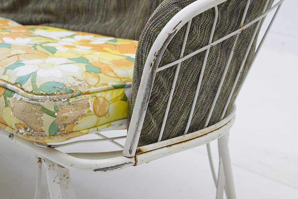 Vintage Outdoor Glider Bench