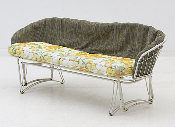 Vintage Outdoor Glider Bench