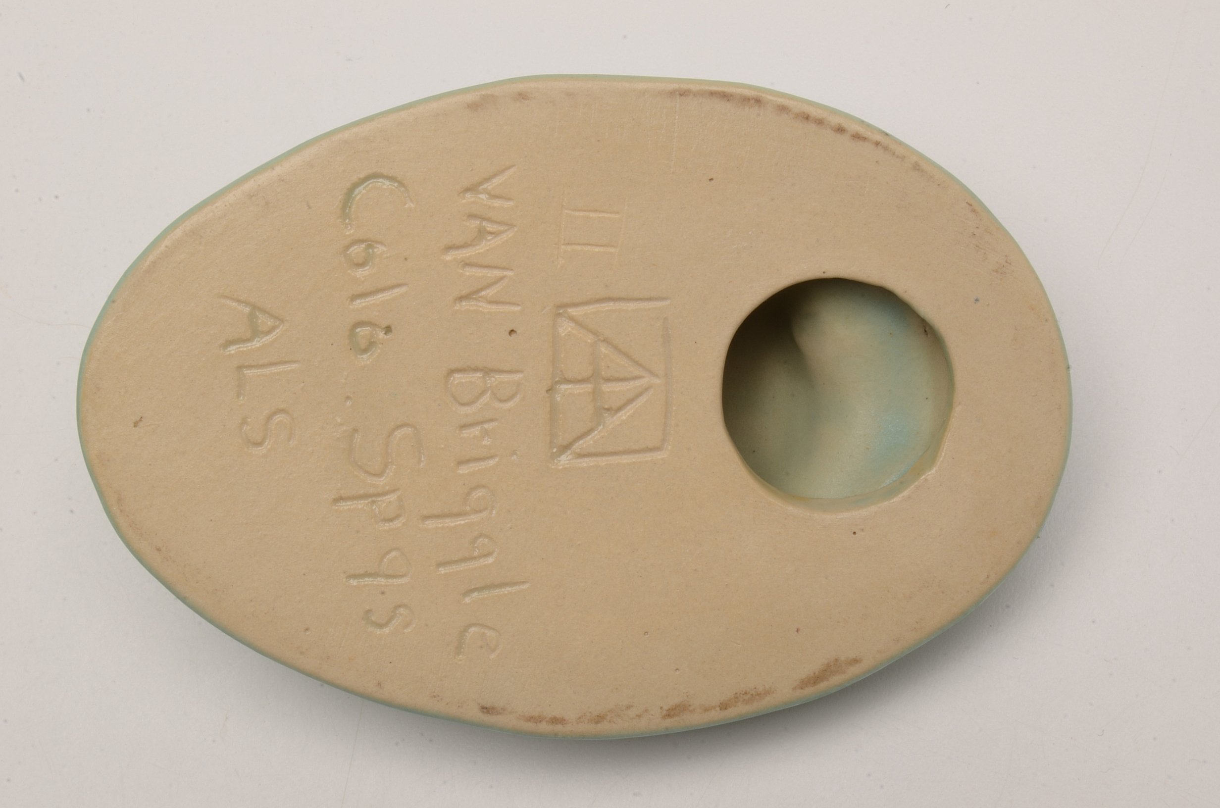 Van Briggle "Indian Head" Man and Woman Plaques