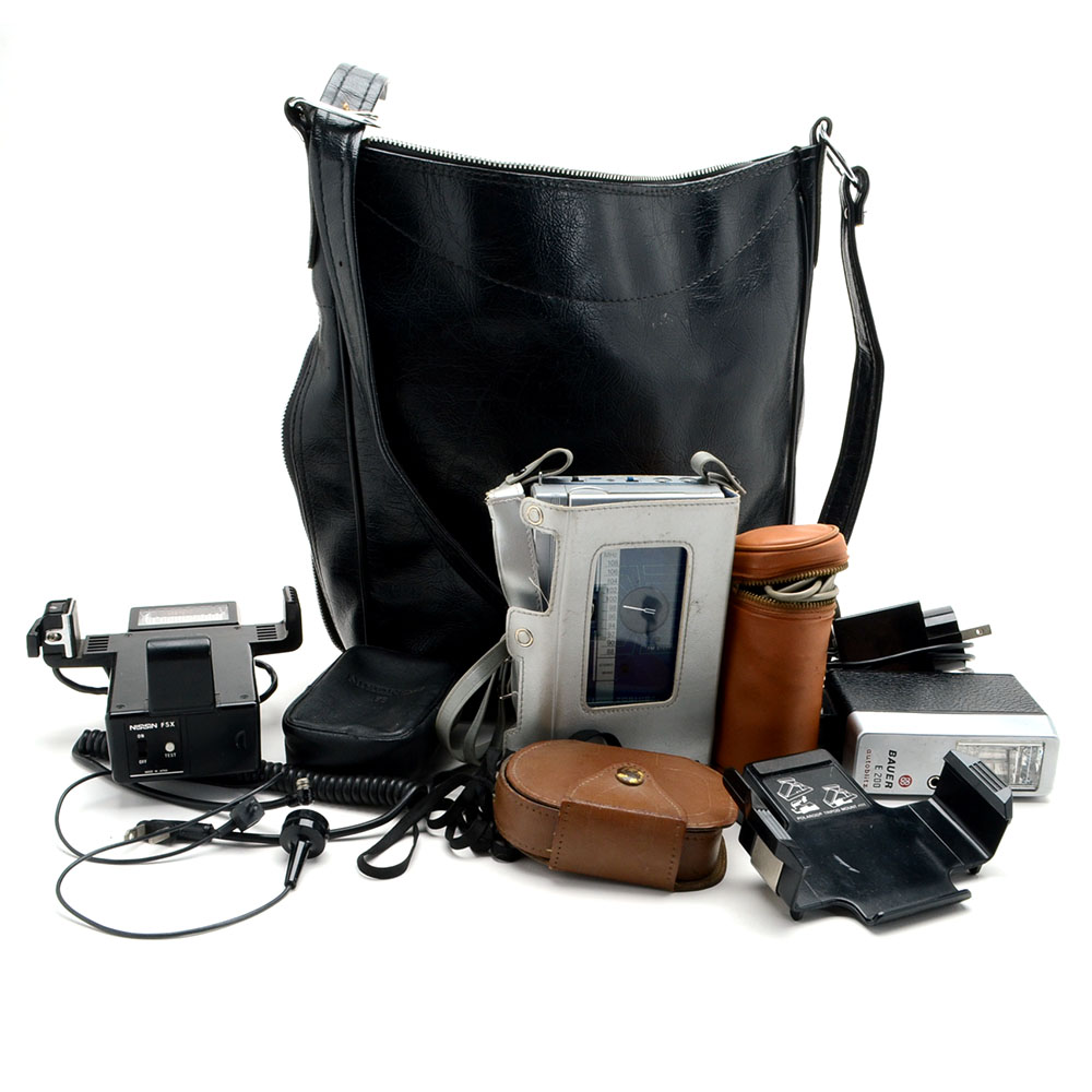 Toshiba Stereo Tuner, Camera Lenses and Lighting Accessories