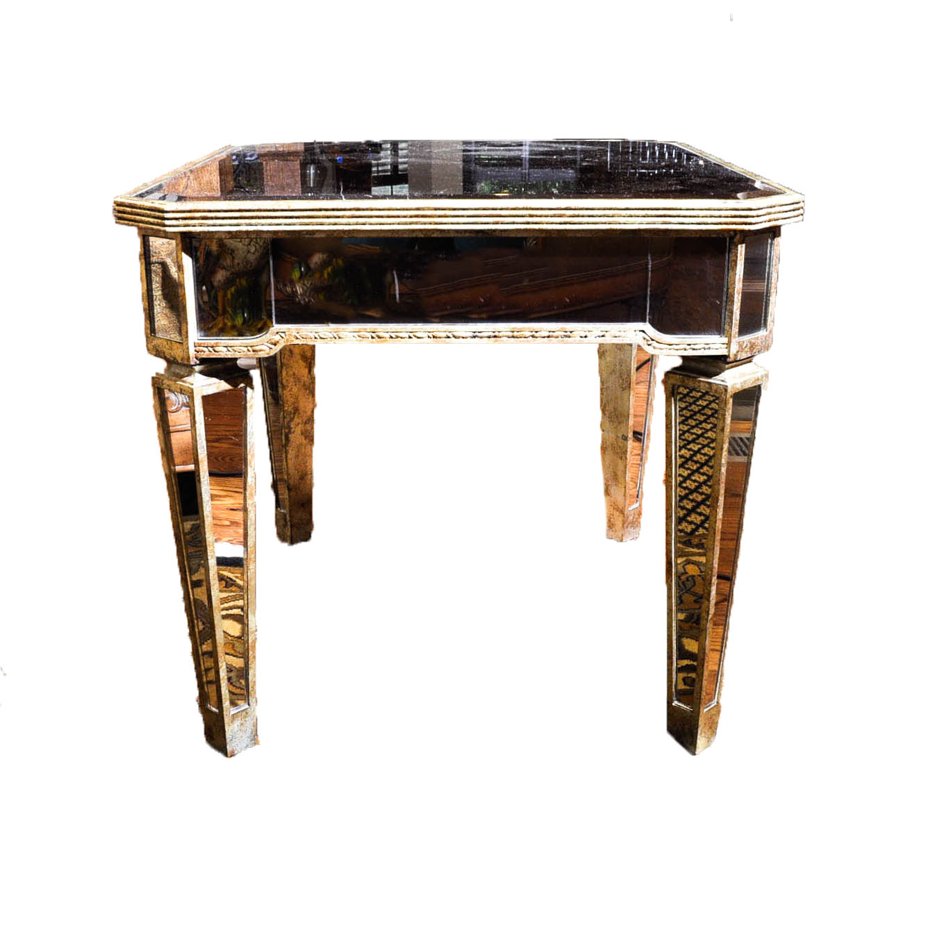 Mirrored Side Table