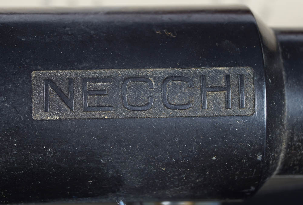 Vintage Necchi Sewing Machine with Case and Supplies