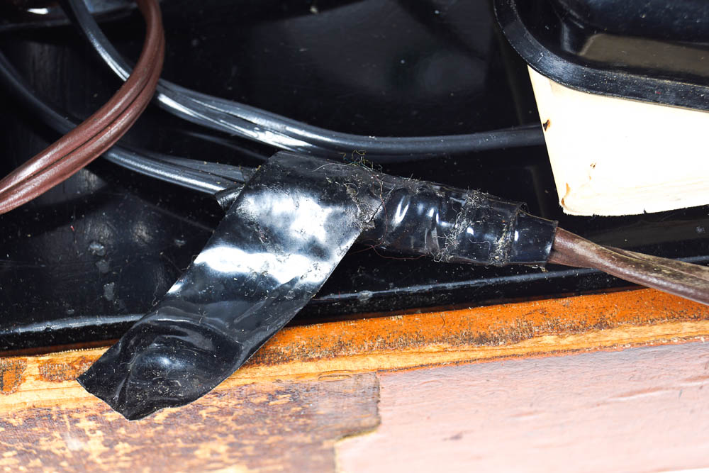 Vintage Necchi Sewing Machine with Case and Supplies