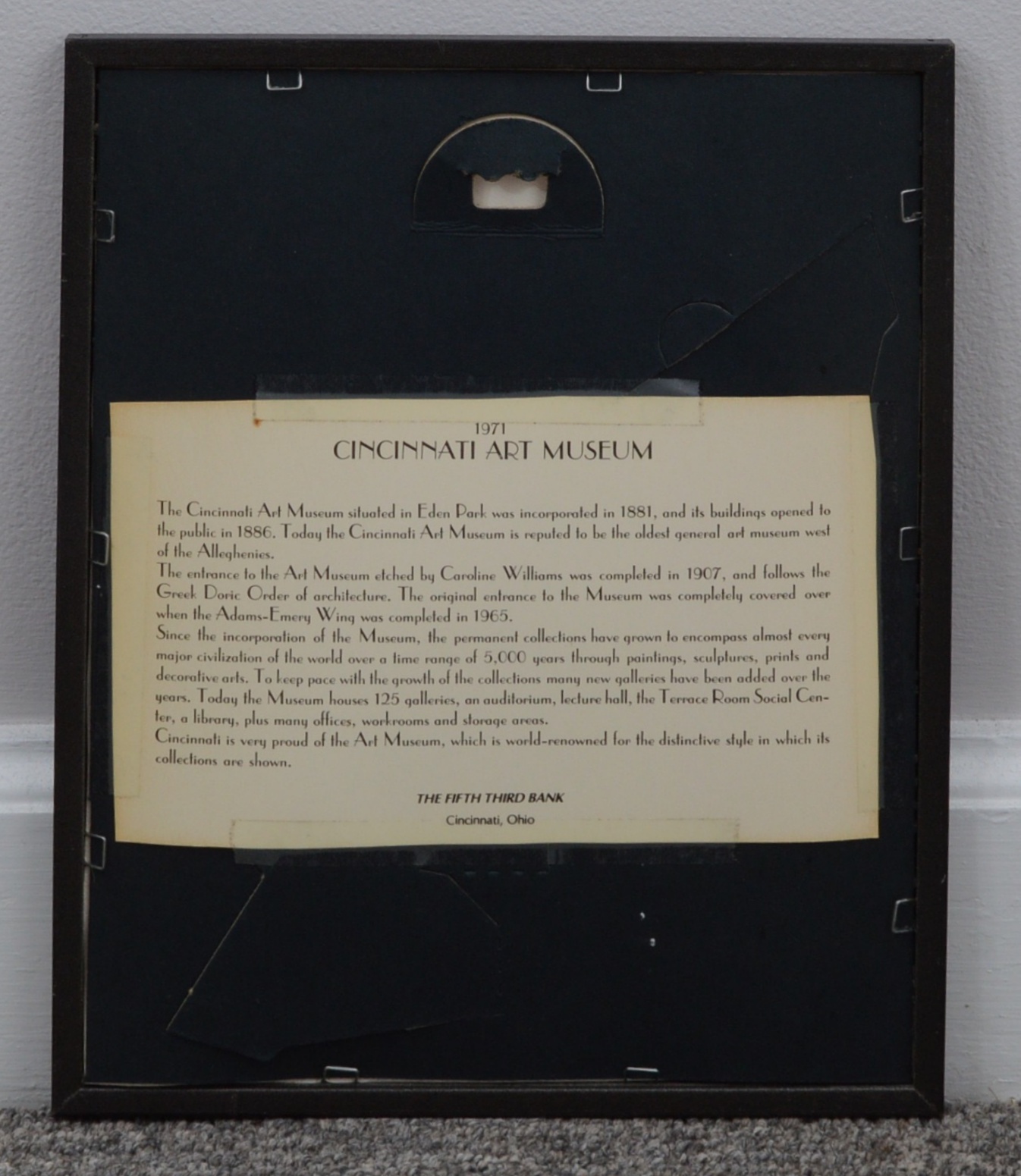 Caroline Williams Etching