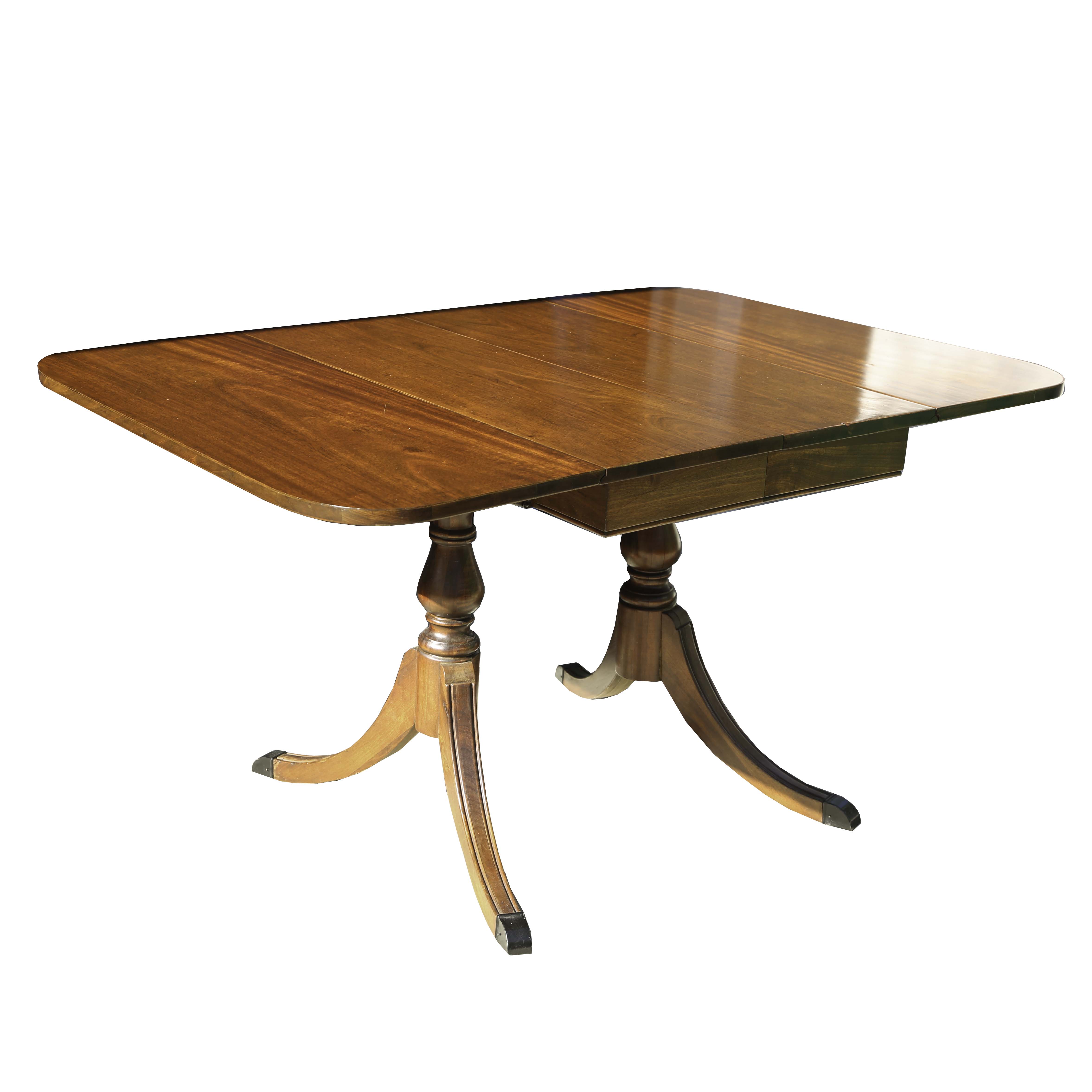 Duncan Phyfe Style Drop Leaf Table
