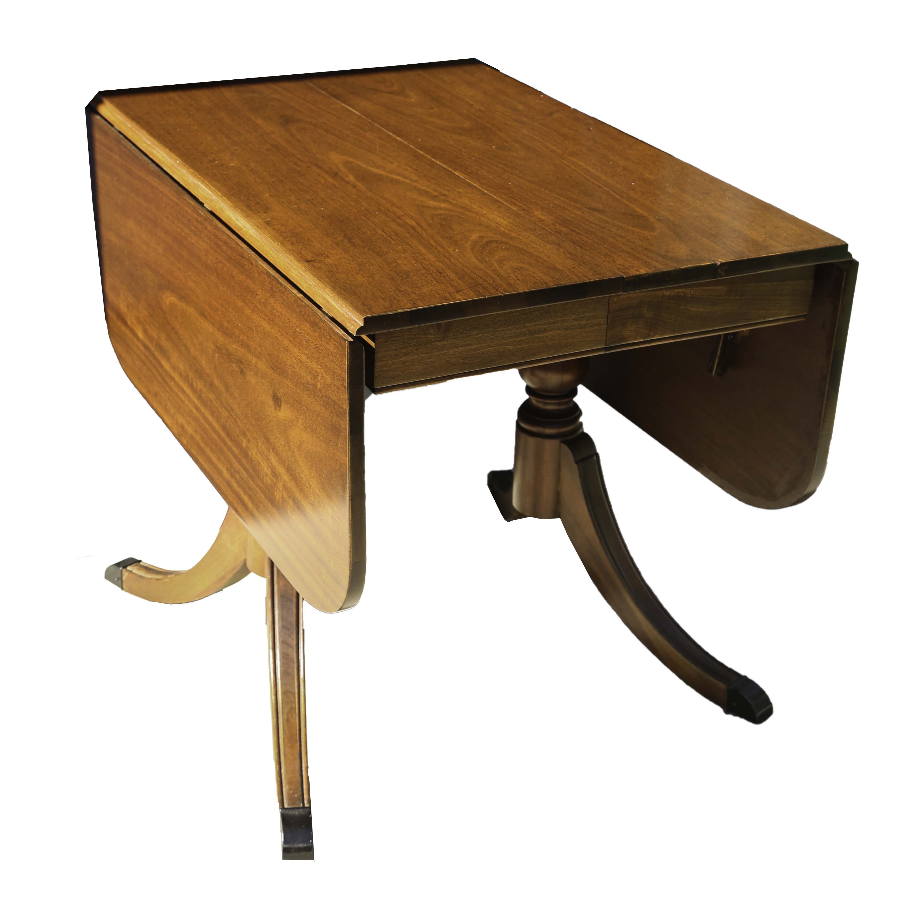Duncan Phyfe Style Drop Leaf Table