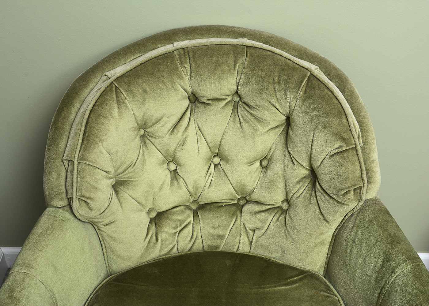 Vintage Norwalk Upholstered Swivel Rocker Armchair