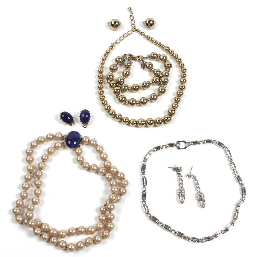 Eisenberg, Marvella and Monet Costume Necklace Sets