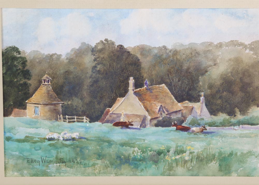 Ellen Warrington 1922 Original Watercolor