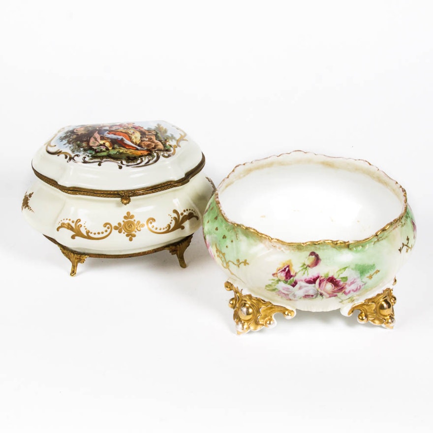 Limoges Dish and Trinket Box