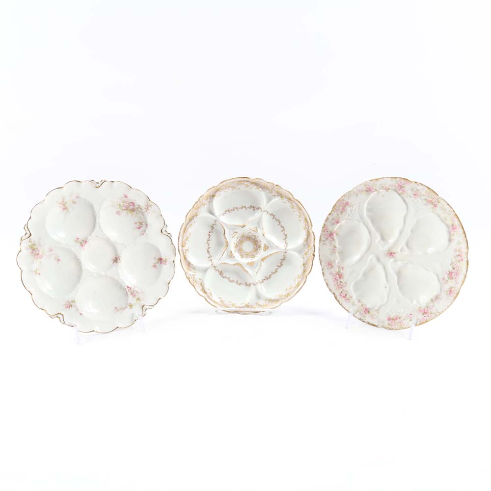 Vintage Haviland Limoges Oyster Plates