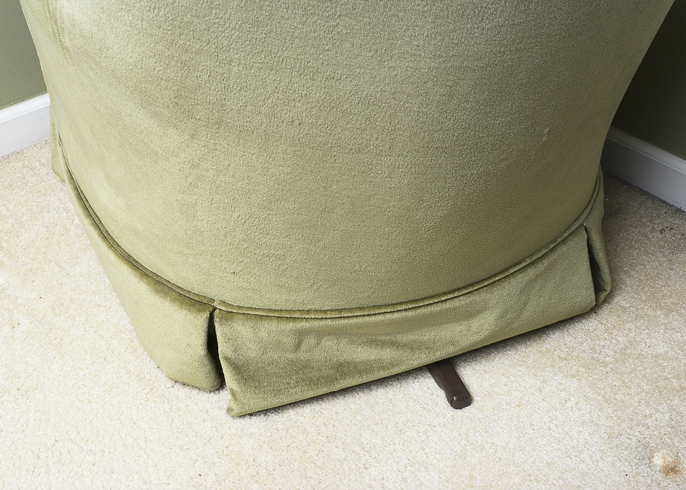 Vintage Norwalk Upholstered Swivel Rocker Armchair