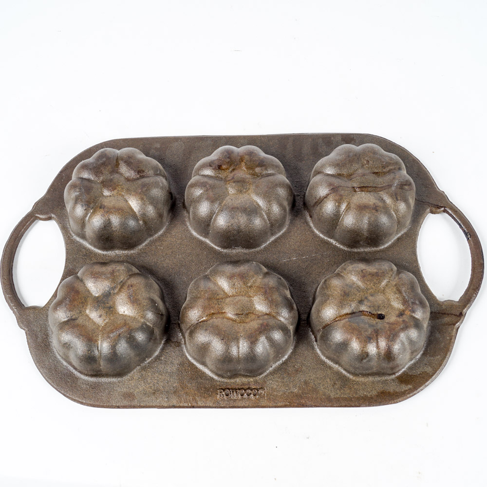 Group of Vintage Cast Iron Molds