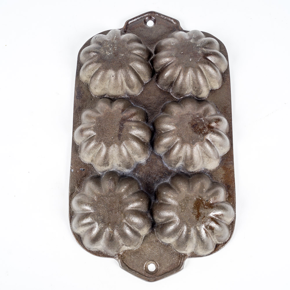 Group of Vintage Cast Iron Molds