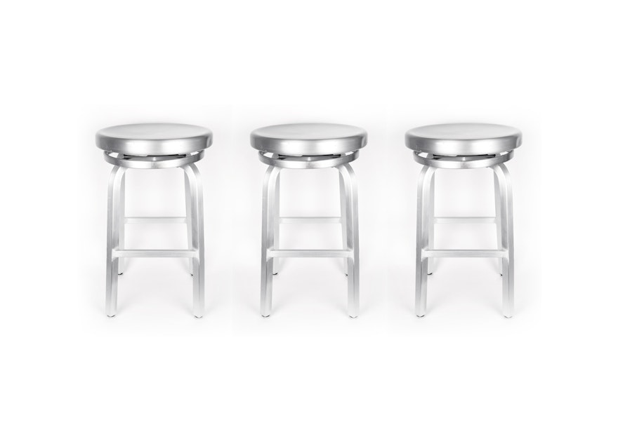 Industrial Style Swivel Counter Stools From Crate & Barrel