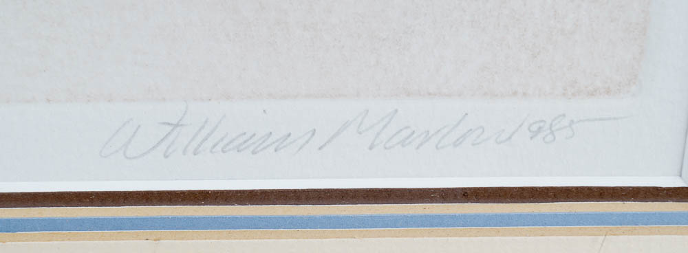 William Marlow Signed Lithographs