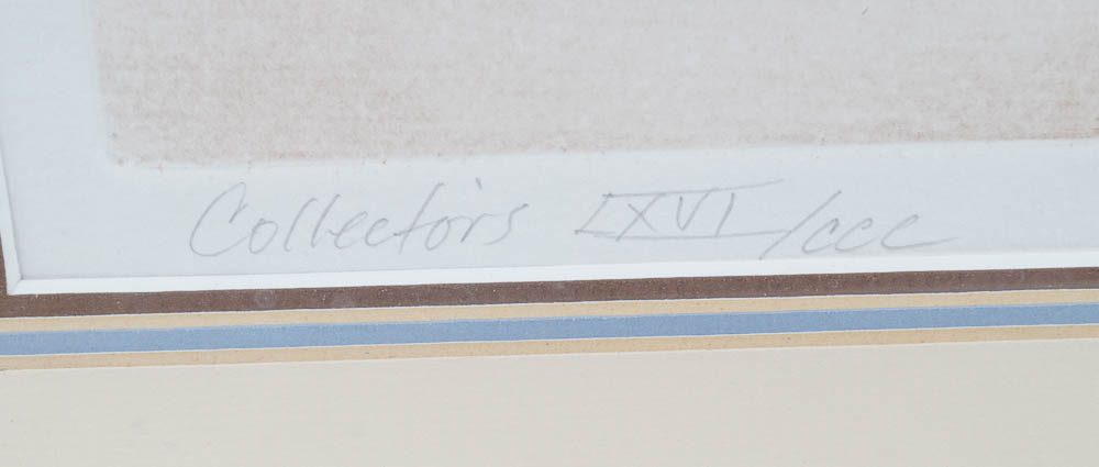 William Marlow Signed Lithographs