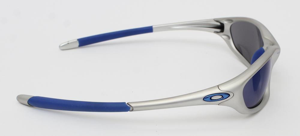 Oakley XX Silver and Ice Blue Sunglasses