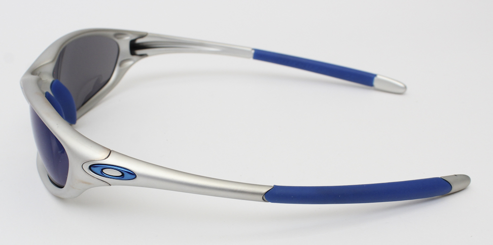 Oakley XX Silver and Ice Blue Sunglasses