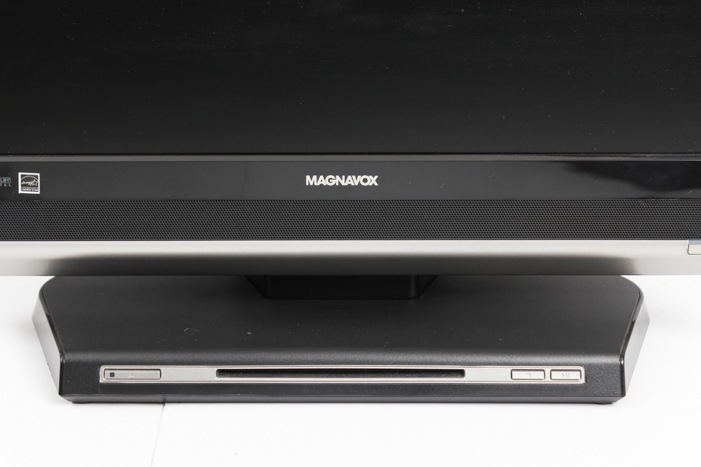 Magnavox Flat Screen Television/DVD Player and DVD Collection