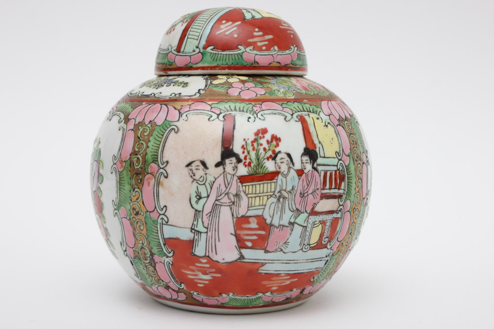 Set of Japanese Porcelain Ginger Jars