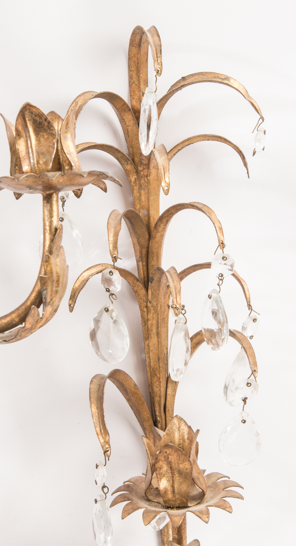 Wheat Motif Candle Sconces