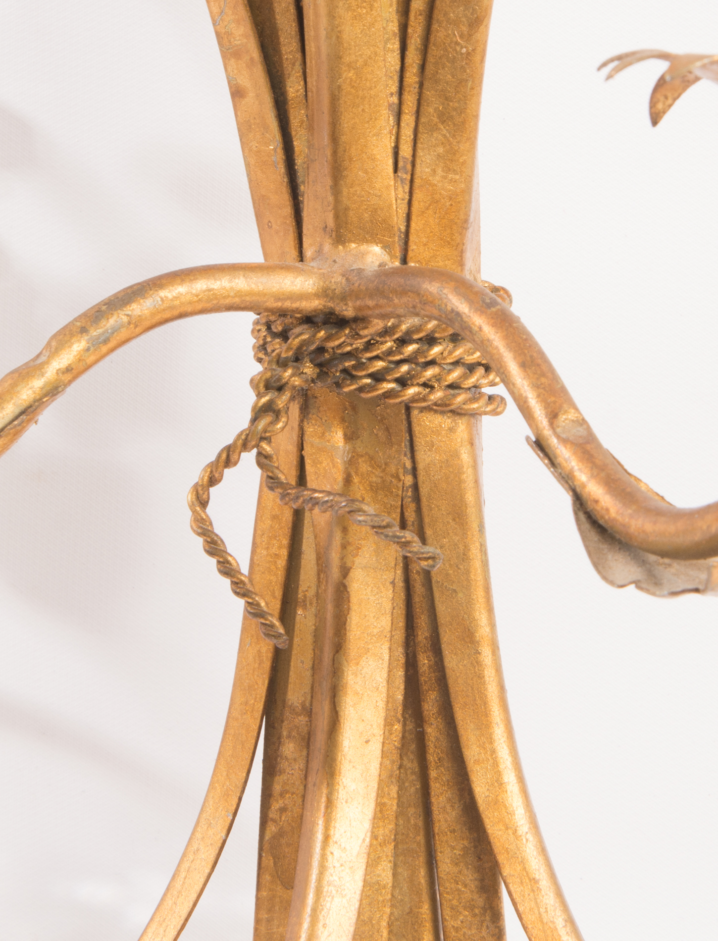 Wheat Motif Candle Sconces