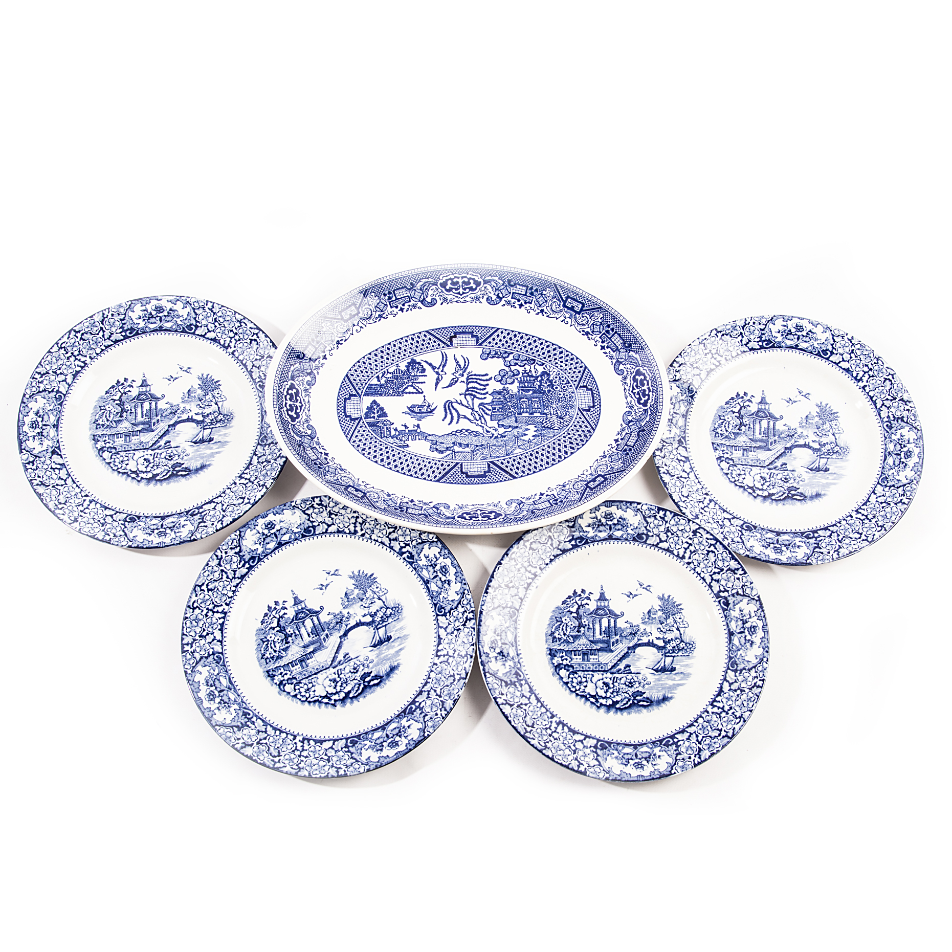 "Olde Willow Ware" Ironstone Tableware