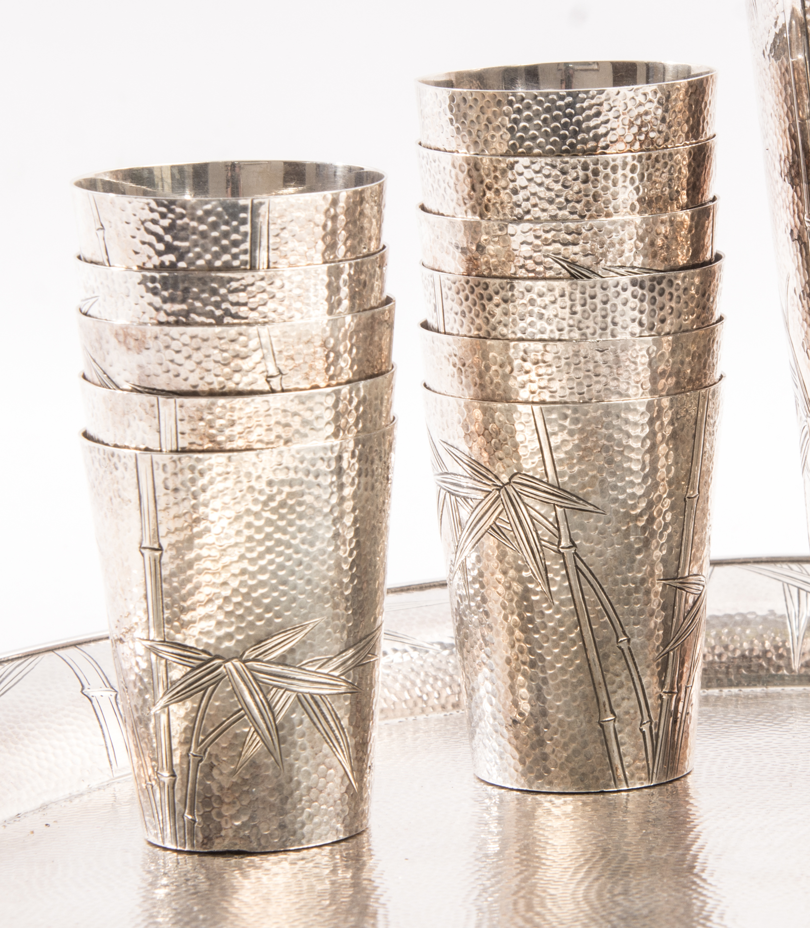 Sterling Silver Asahi Shoten Cocktail Set