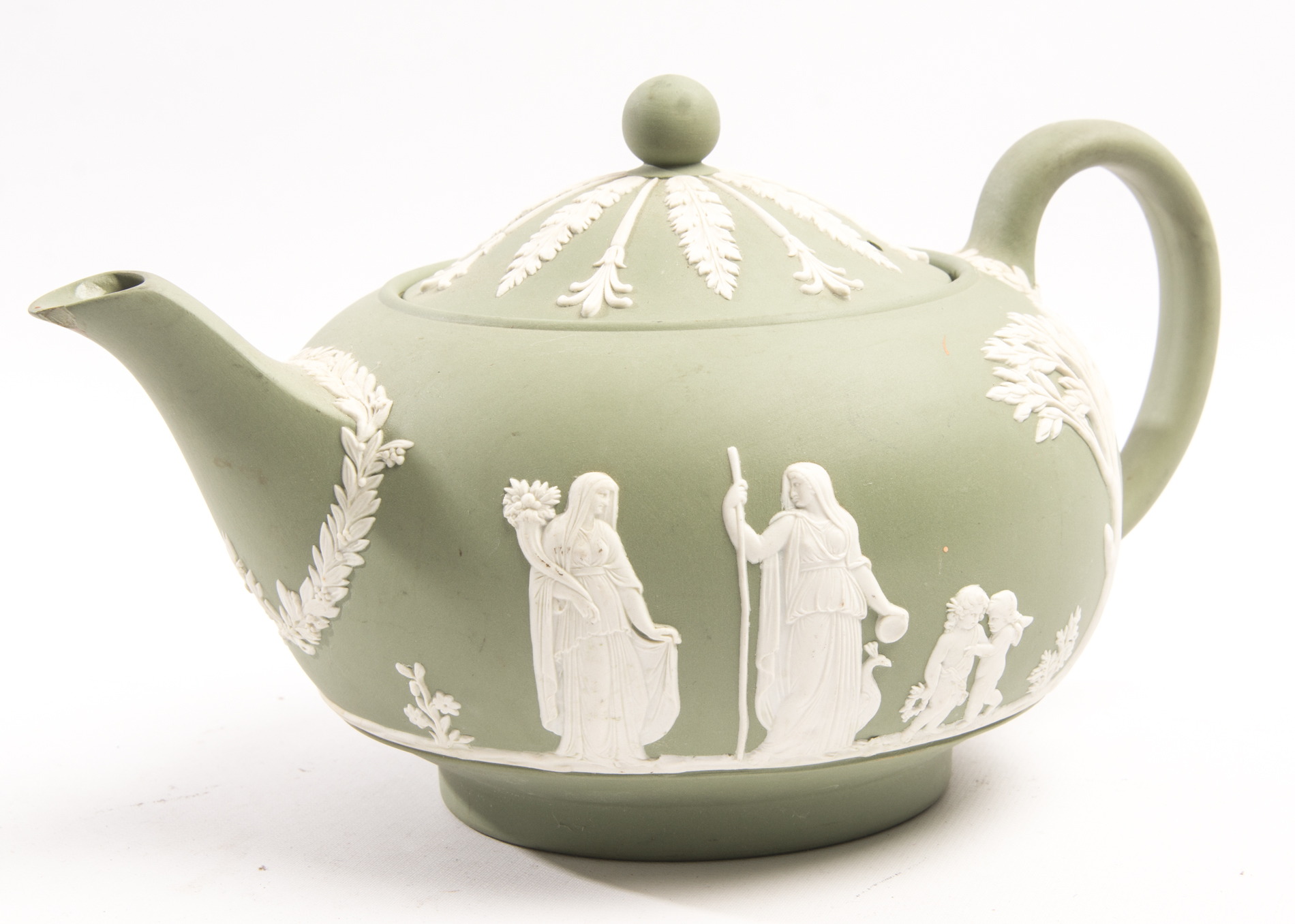 Wedgwood Celadon Jasperware Tea Set