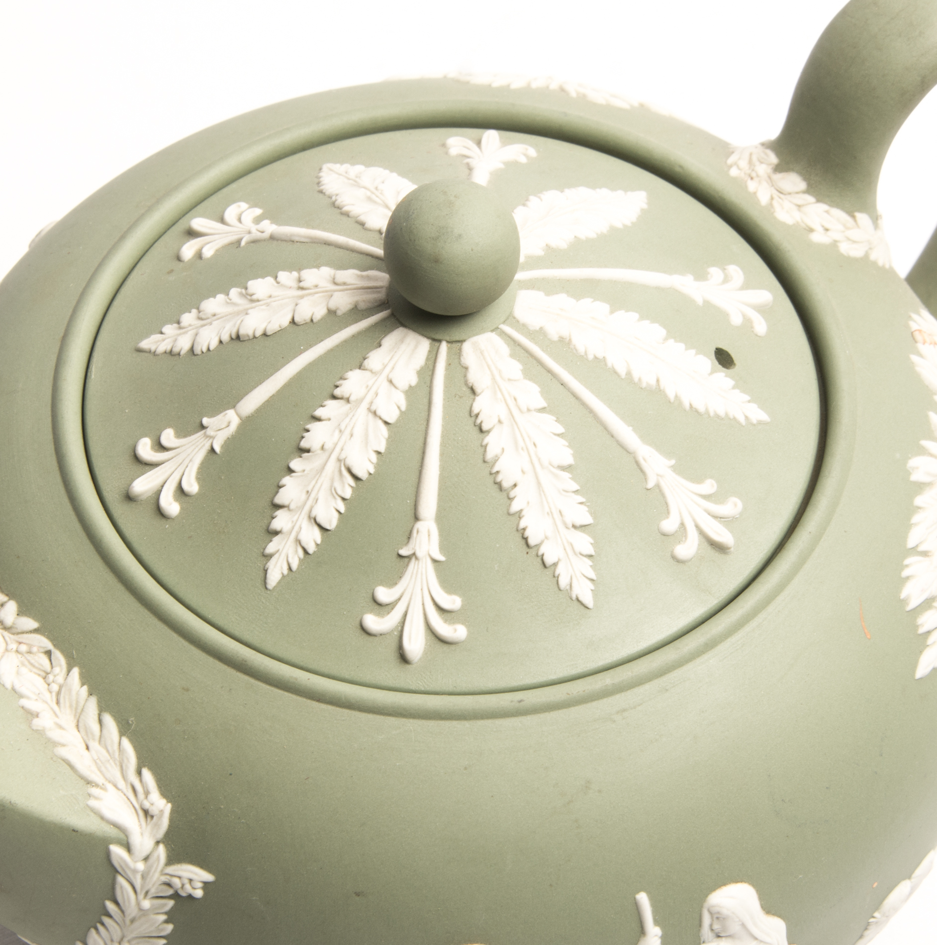Wedgwood Celadon Jasperware Tea Set