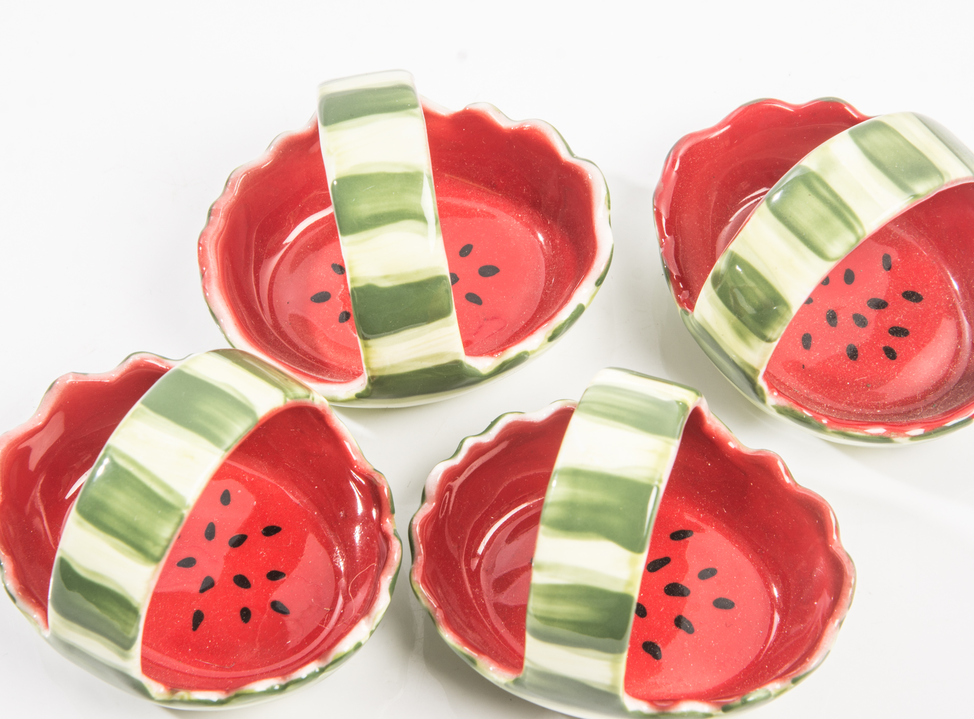 Pia Bone China Watermelon Seed Dishes