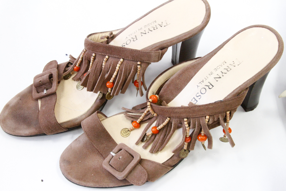 Contemporary Heels Including Tory Burch, Alberto Fermani, Kelsi Dagger