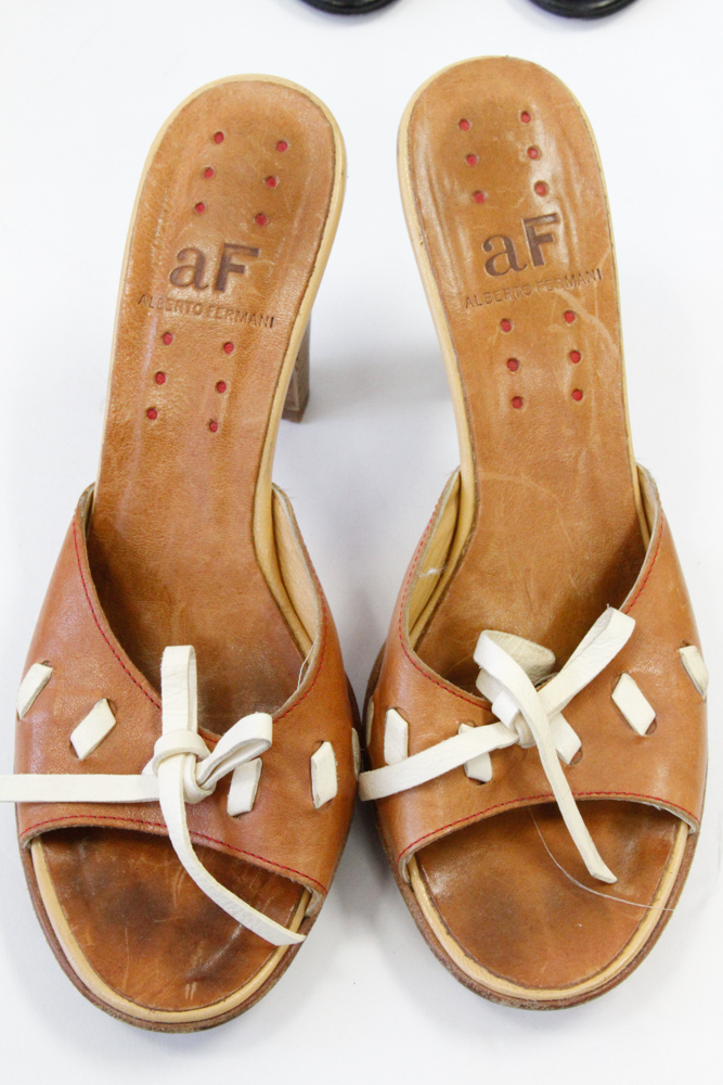 Contemporary Heels Including Tory Burch, Alberto Fermani, Kelsi Dagger