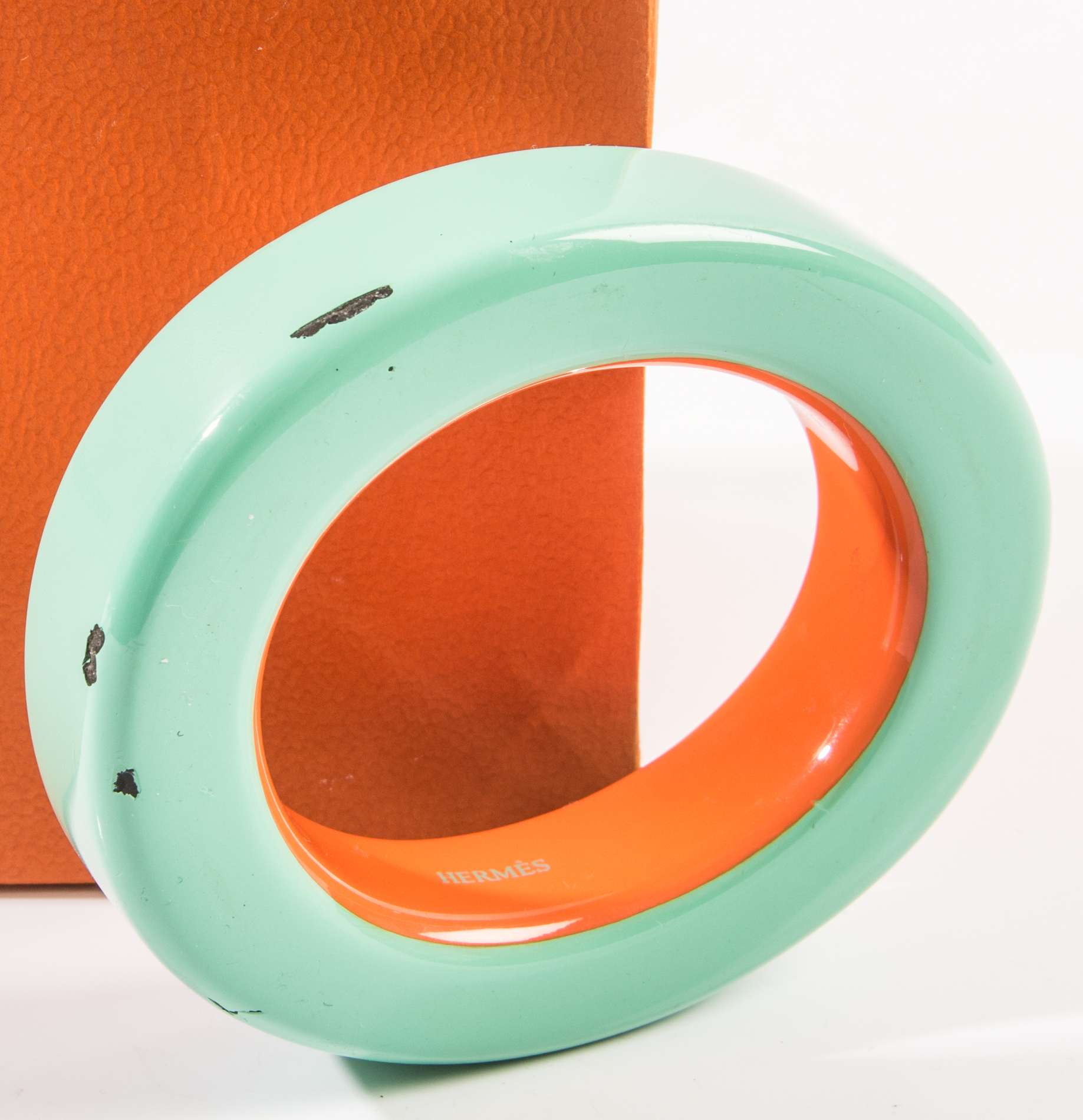Hermès Laquer Finish Bangle Bracelet