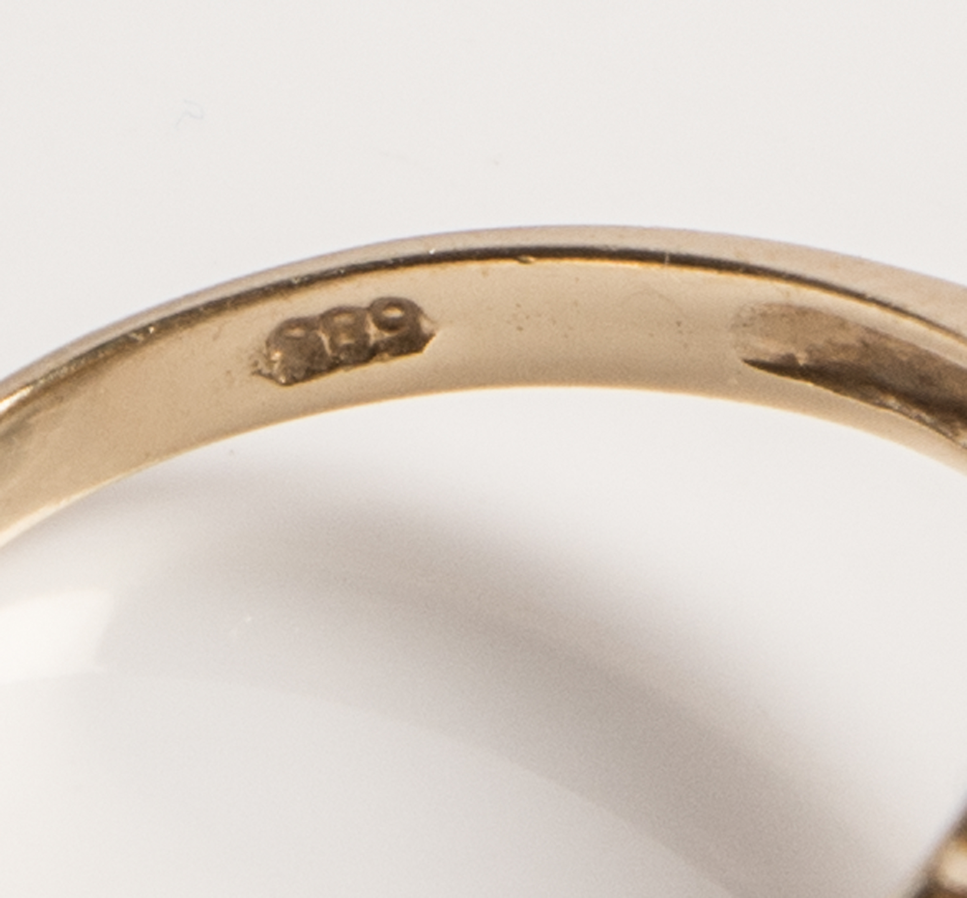 14K Cultured Pearl and Diamond Halo Ring