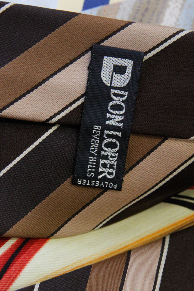 Seventy Five Vintage Ties, Bowties, Suspenders Including Valentino, Dior, Zegna, Don Loper