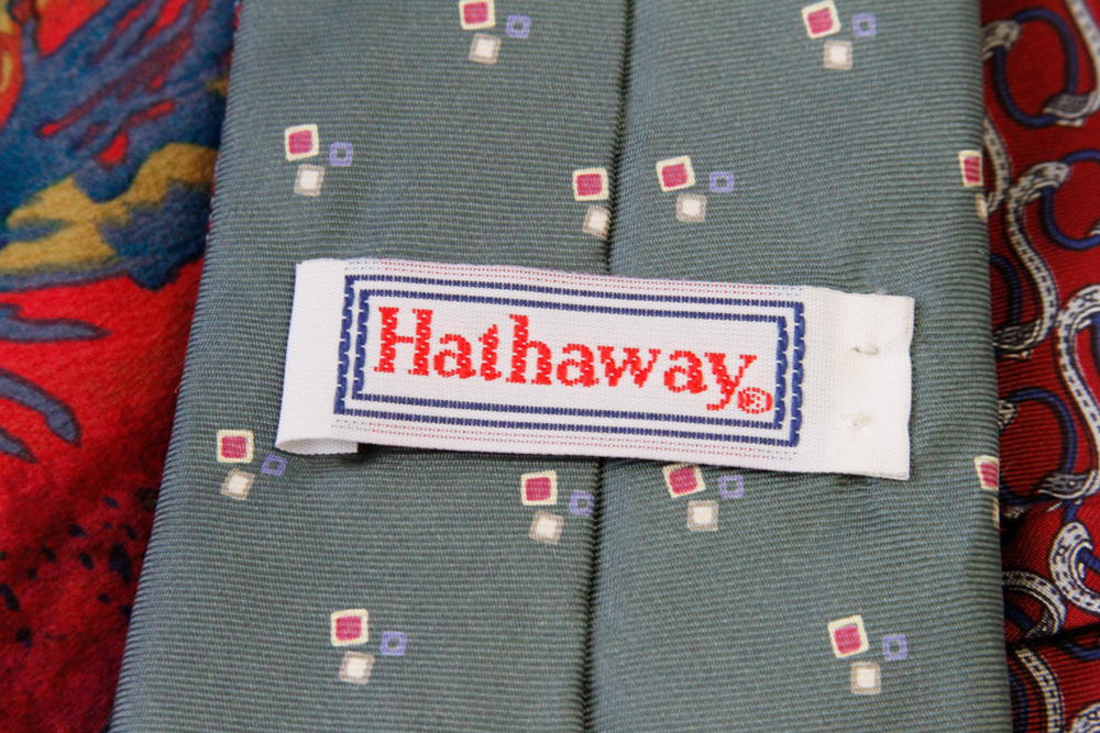 Seventy Five Vintage Ties, Bowties, Suspenders Including Valentino, Dior, Zegna, Don Loper