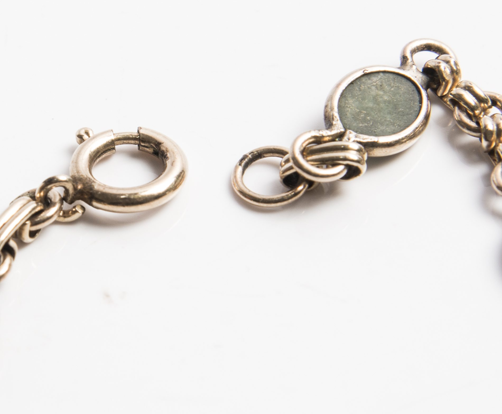 10K Yellow Gold Nephrite Bracelet