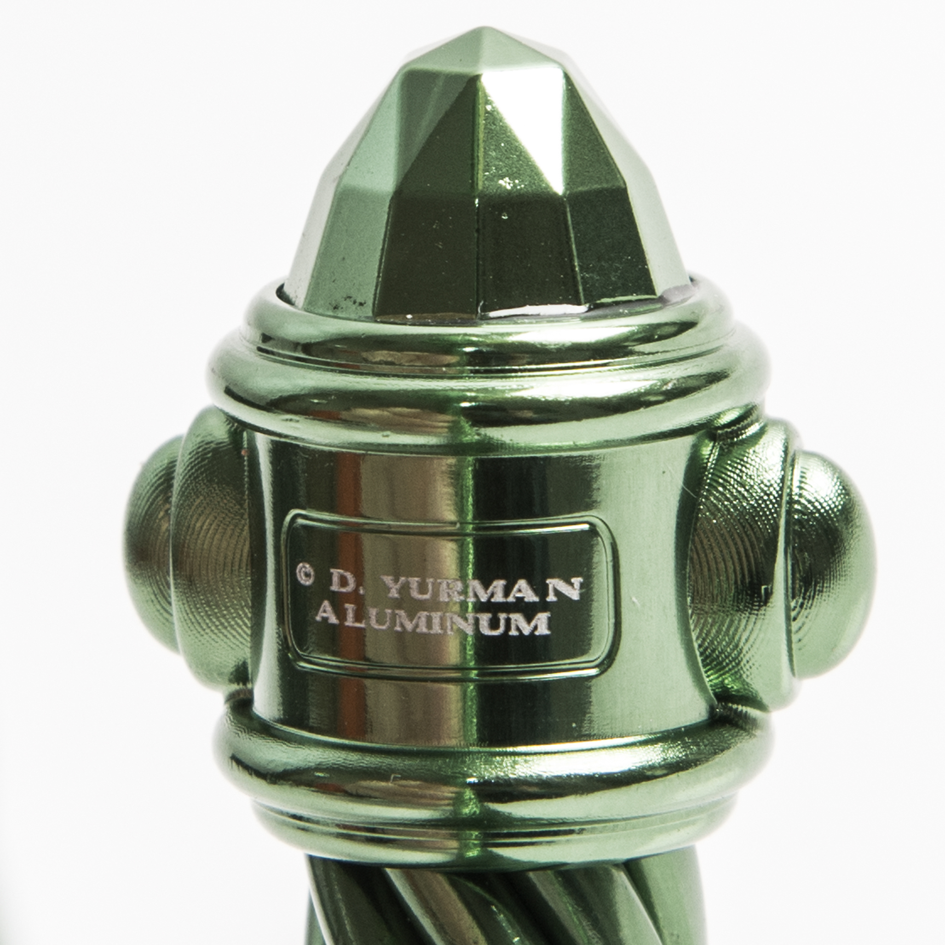 David Yurman Green Aluminum Cable Cuff
