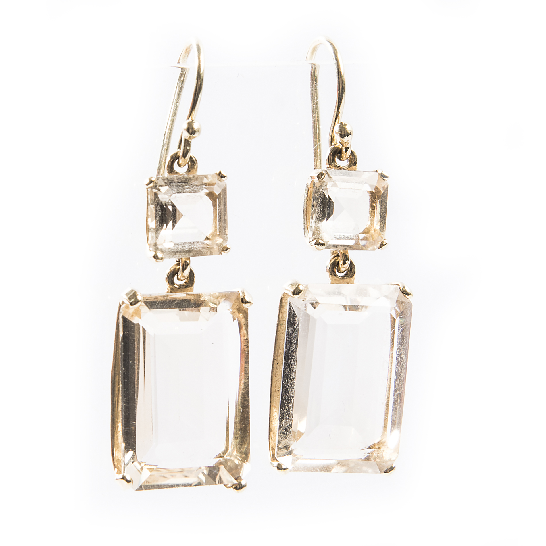 Ippolita 18K Yellow Gold and Lemon Quartz "Rock Candy" Dangle Earrings