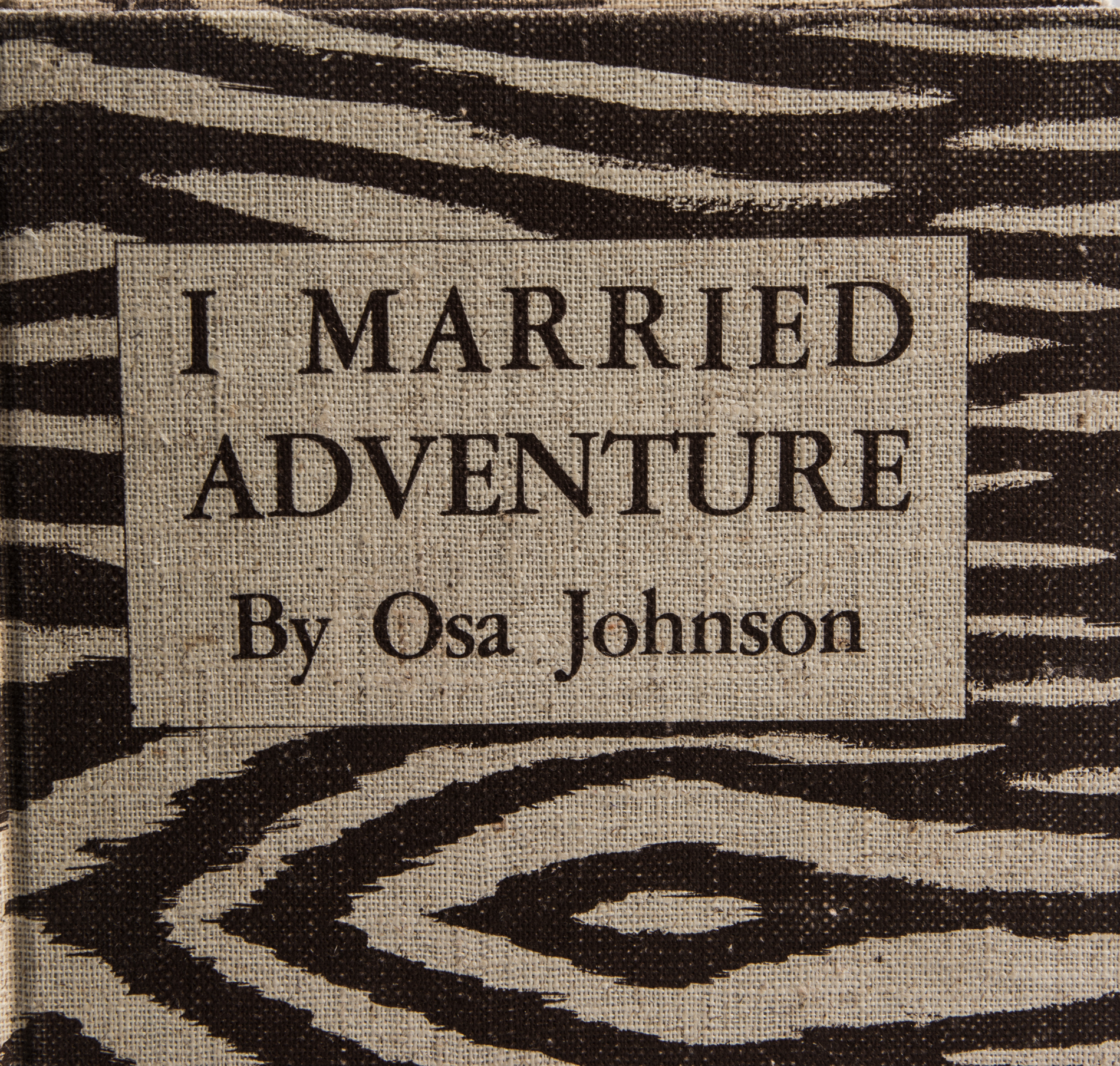 Osa Johnson "I Married Adventure" Signed First Edition, Fifth Impression Book