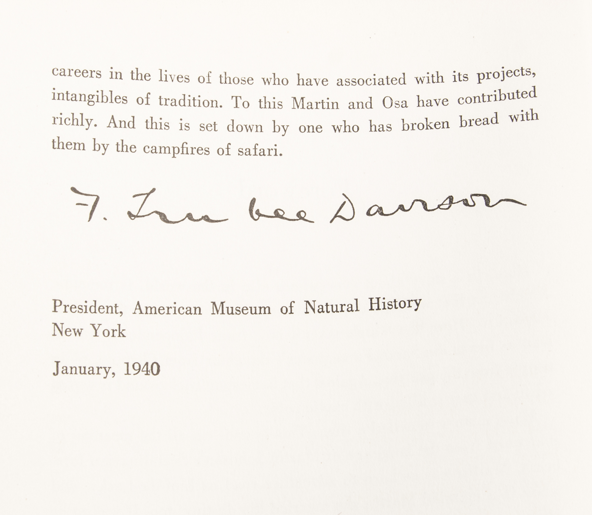 Osa Johnson "I Married Adventure" Signed First Edition, Fifth Impression Book