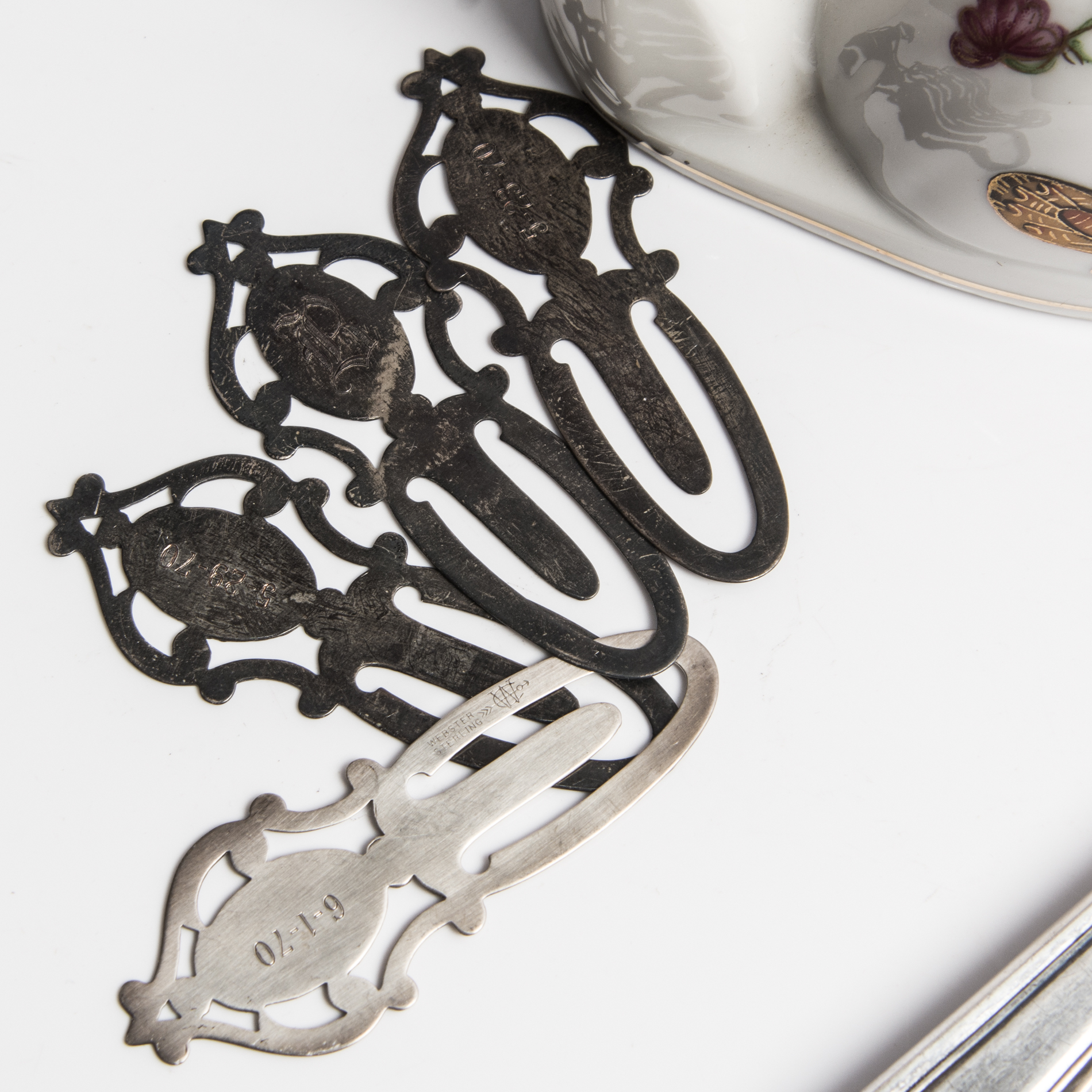 Desk Set Including Sterling Silver